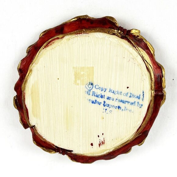 VTG Christmas Miniature Tea Set Santa Elves Workshop Resin Figurines intricate - Picture 11 of 16